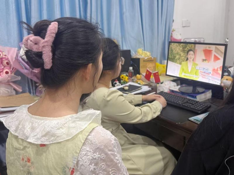 数智商贸学院组织全体党员收看“‘泉’民开讲”之“世遗绽放 版权添彩”专场宣讲直播