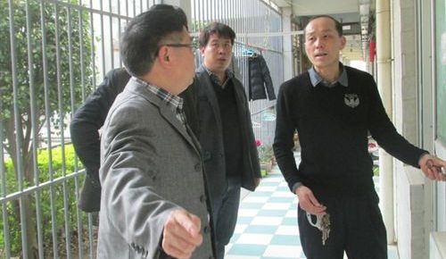 周文林副书记到学生宿舍走访调研