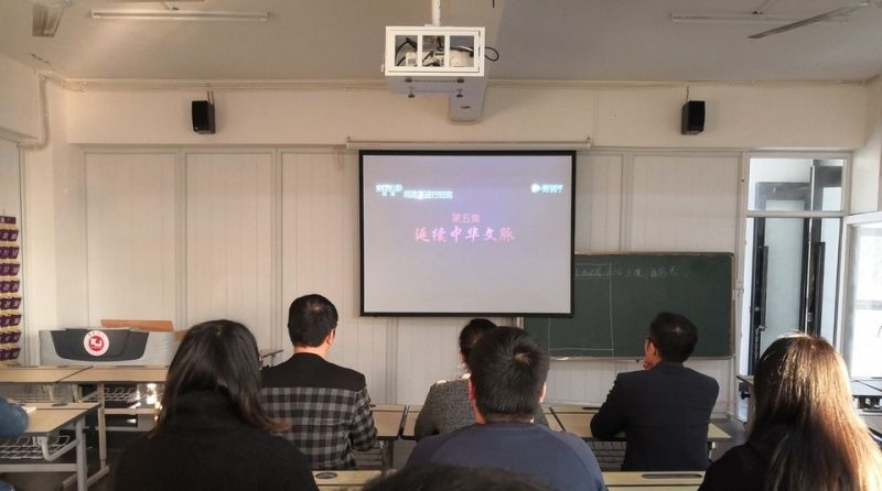 艺术设计学院党支部组织观看《传承中华文脉》专题记录片
