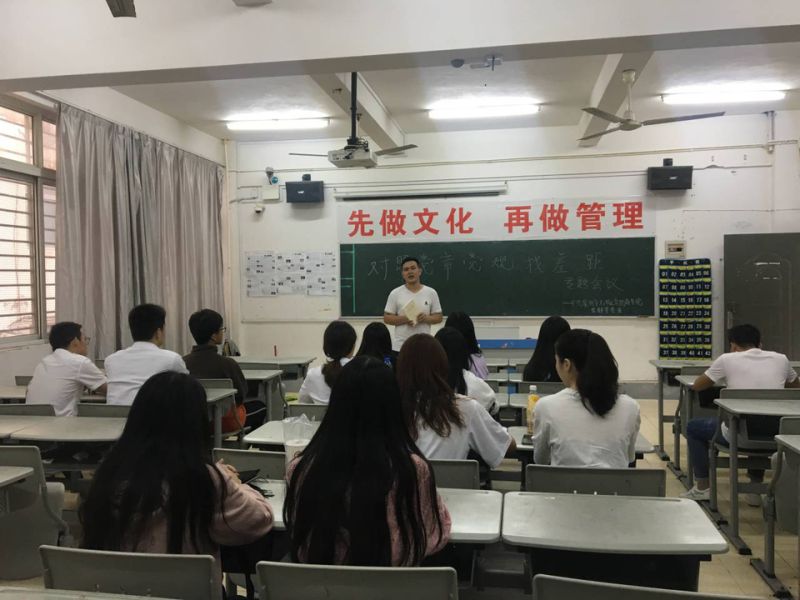 商学院党支部召开“对照党章党规找差距”专题会议