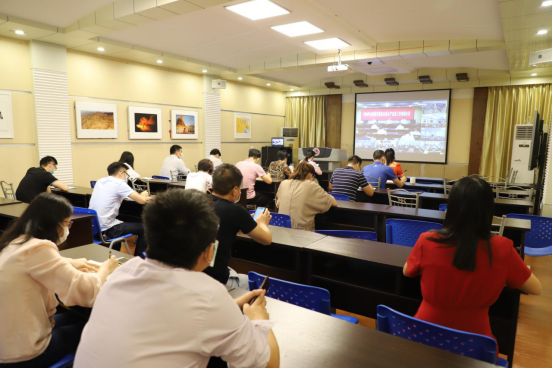 我校组织参加2020年全省教育工作视频会议